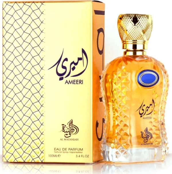 Perfume Unissex Ameeri Al Wataniah Eau de Parfum 100ml - Fragrância Elegante e Sofisticada - Imagem 2