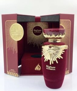 Lattafa Sakeena Eau de Parfum 100ml é um perfume árabe feminino sofisticado e marcante